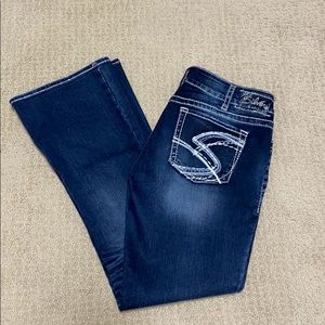 Silver Bootcut Jeans